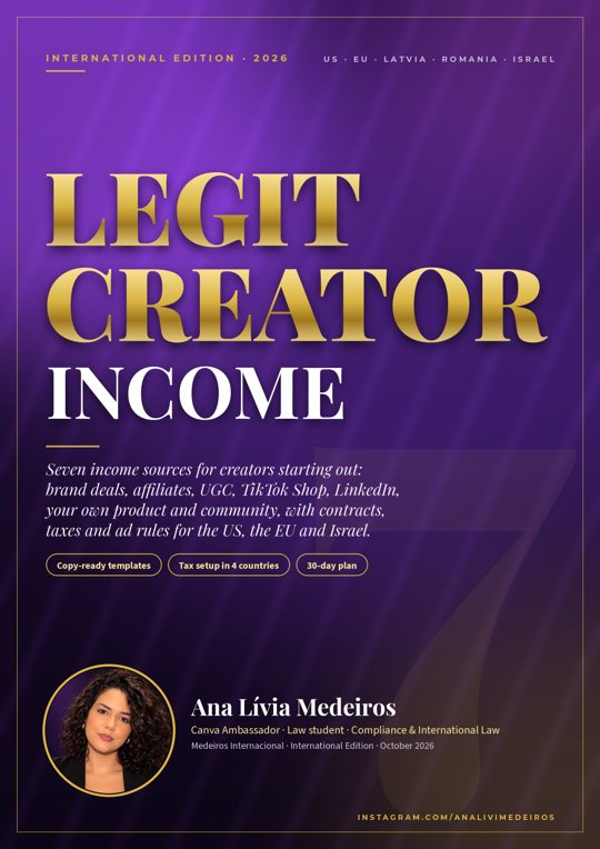 Capa do Legit Creator Income