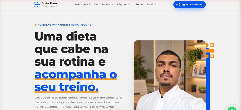 Site do nutricionista João Rosa